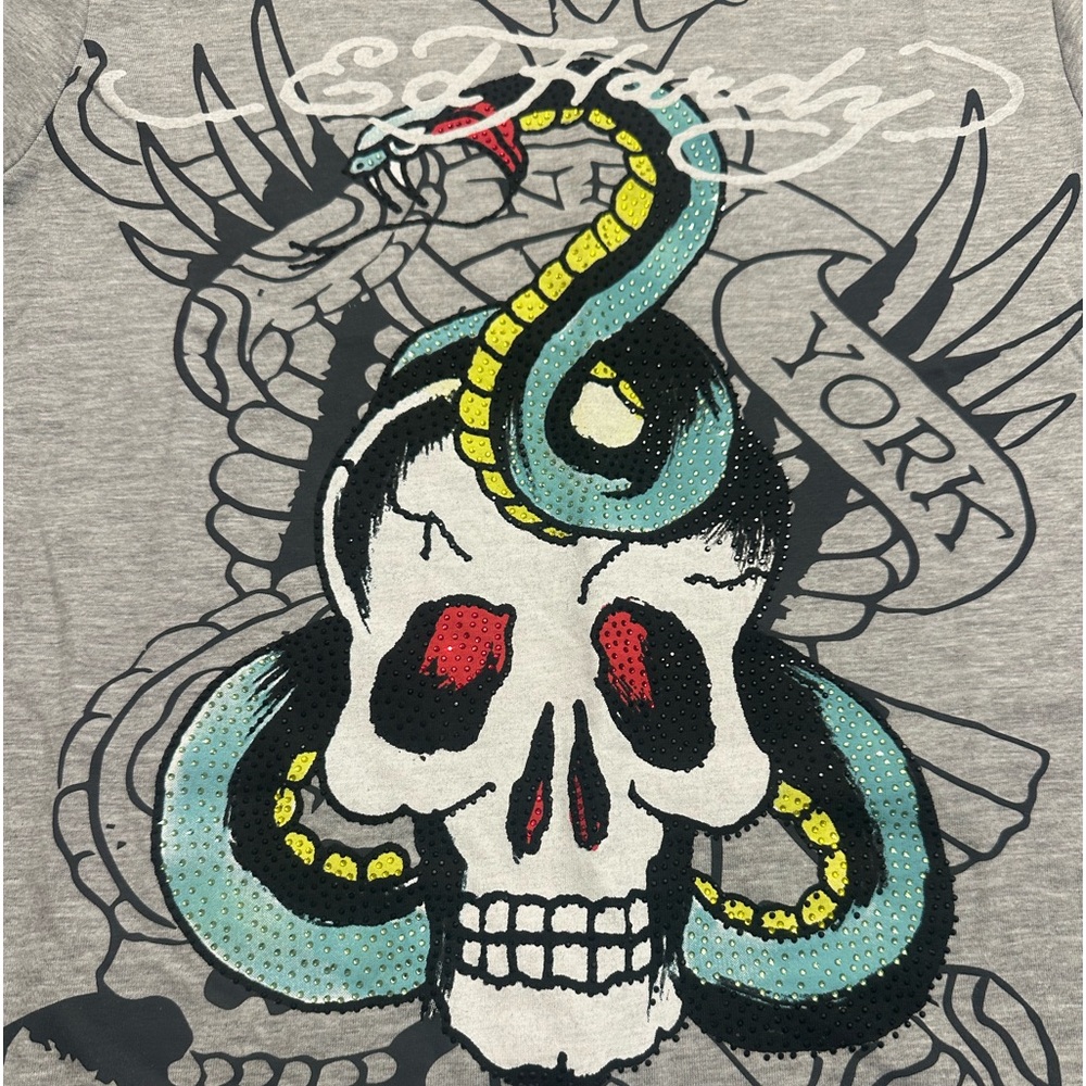 Ed Hardy Rhinestone Tee - Picture 7 of 10